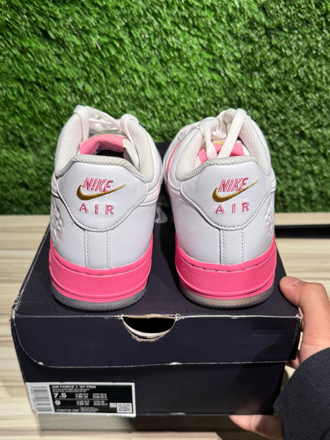 Nike Air Force 1 Low '07 PRM San Francisco Chinatown Lotus Flower Sz 7.5M