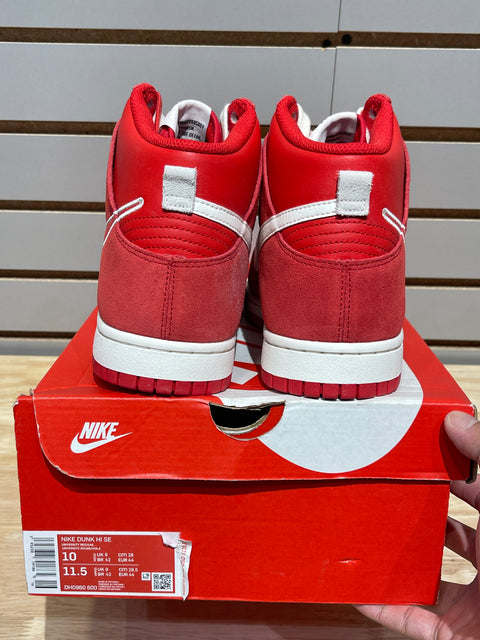 Nike Dunk High First Use Red Sz 10