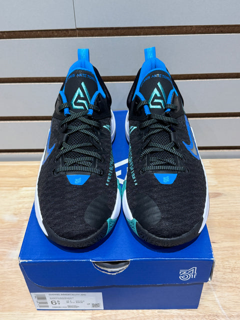 Nike Giannis Immortality 'Black Washed Teal' Sz 6.5Y