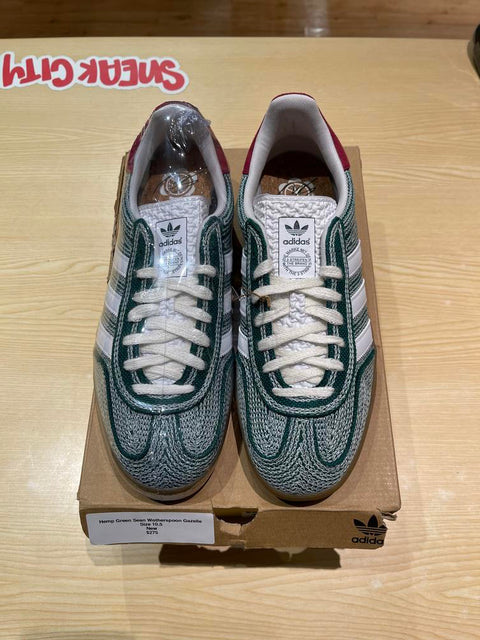 adidas Gazelle Indoor Sean Wotherspoon Hemp Green Sz 10.5