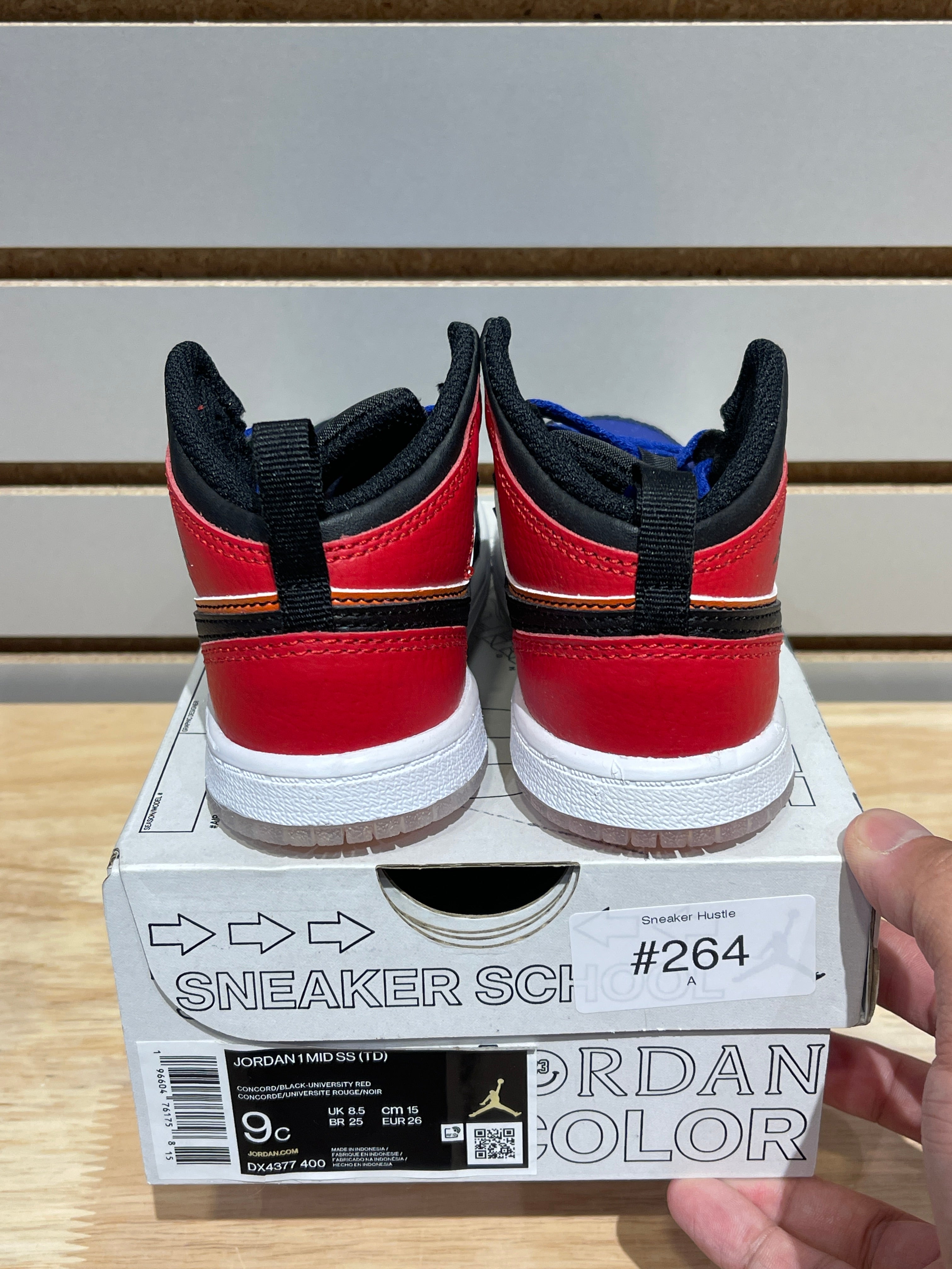 Jordan 1 Mid SS Skyline (TD) Sz 9C – Sneak City