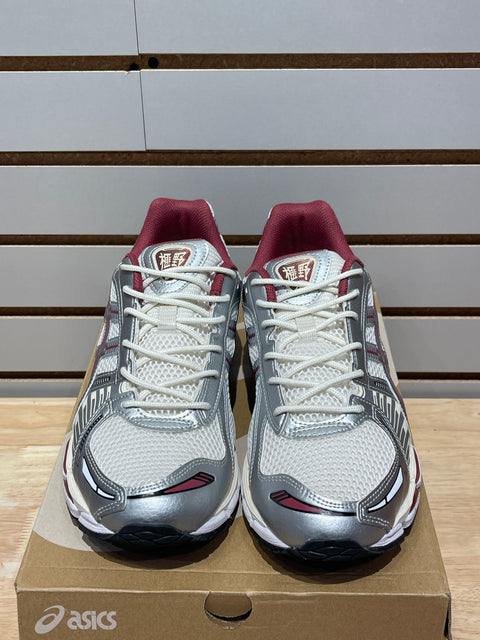 ASICS Gel-Kayano 12.1 Silver Burgundy Sz 10