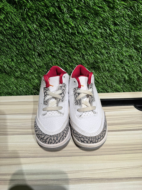 Jordan 3 Retro Cardinal (TD) Sz 9c