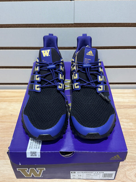 Adidas Ultraboost 1.0 DNA Washington Huskies Purple Black Sz 11