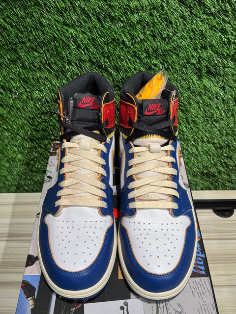 Jordan 1 Retro High Union Los Angeles Storm Blue (Promo Sample) Sz 11.5