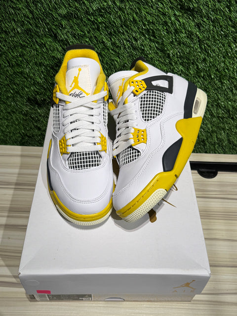 Jordan 4 Retro Vivid Sulfur (Women's) Sz 9W/7.5M