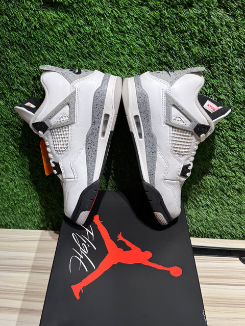 Jordan 4 Retro White Cement (2025) (GS) Sz 7Y