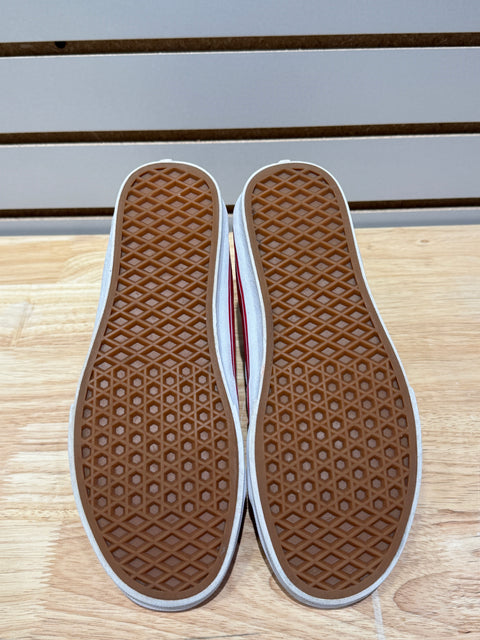 Vans Sk8-Hi Racing Red White Sz 7