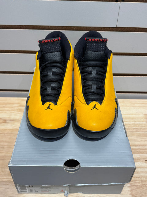 Jordan 14 Retro University Gold Sz 8
