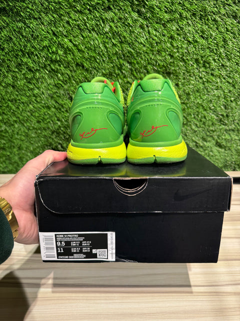 Nike Kobe 6 Protro Grinch (2020) Sz 9.5