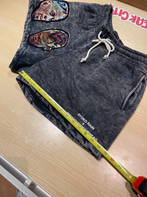 Ryoku Rain x inwayoveryourhead Rodman Sweat Shorts Sz L