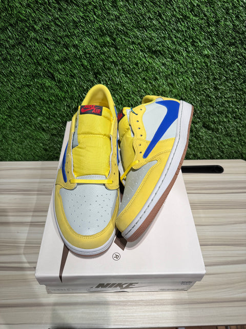 Jordan 1 Retro Low OG SP Travis Scott Canary (Women's) SZ 15M
