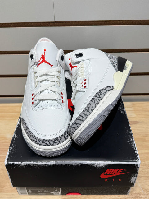 Jordan 3 Retro White Cement Reimagined Sz 6M