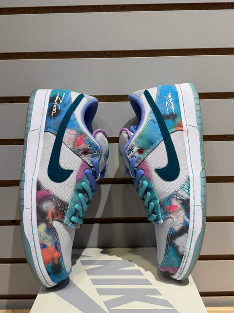 Nike SB Dunk Low Futura Laboratories Bleached Aqua Sz 12