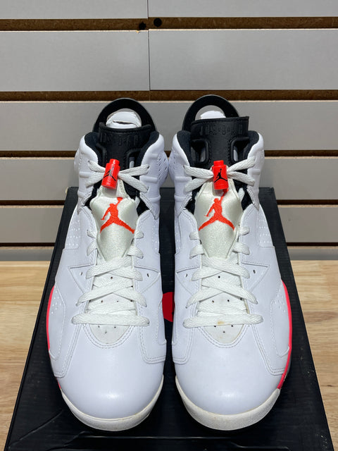 Jordan 6 Retro Infrared White (2014) Sz 9.5