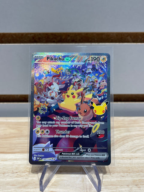 Pikachu ex - 150/128 - Pokemon ME: 30th Celebration (30C)