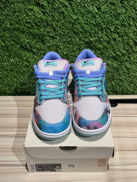 Nike SB Dunk Low Futura Laboratories Bleached Aqua Sz 9M