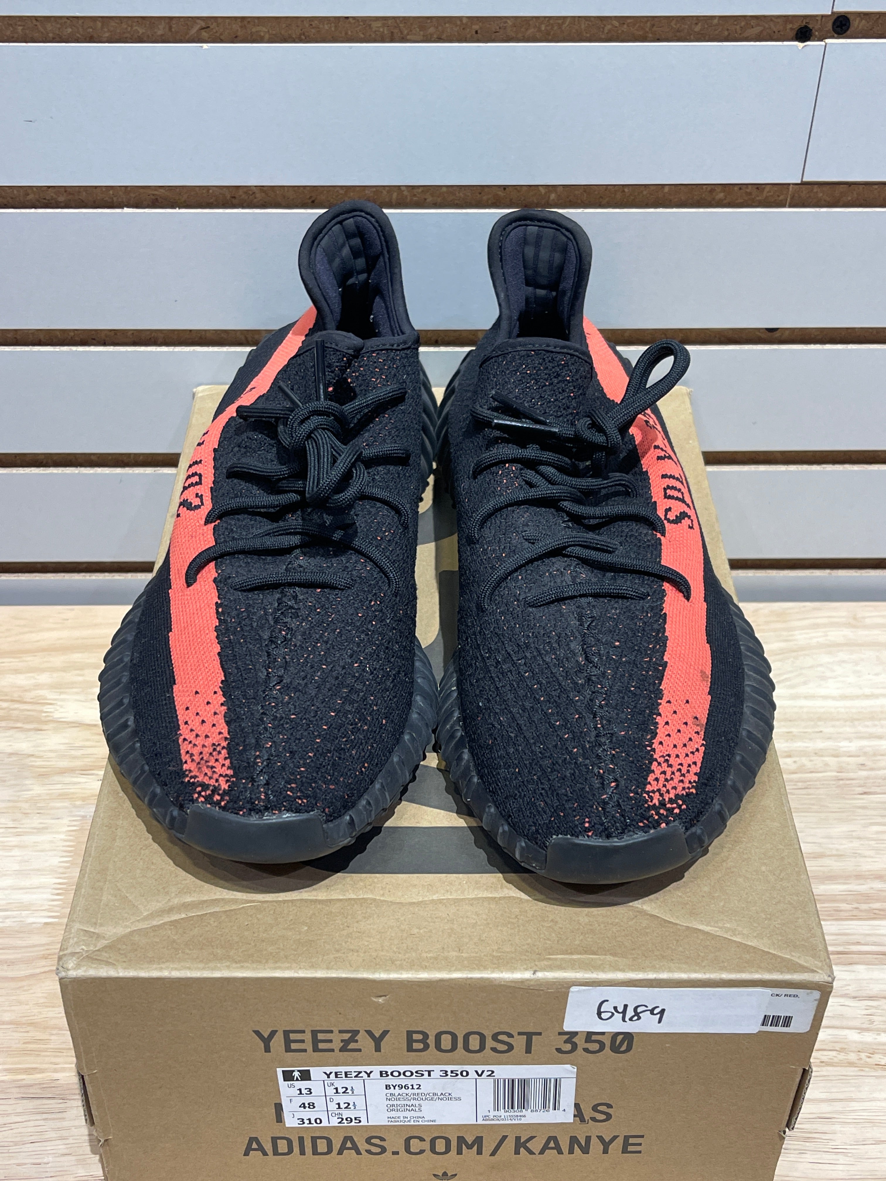 adidas Yeezy Boost 350 V2 Core Black Red Sz 13 – Sneak City