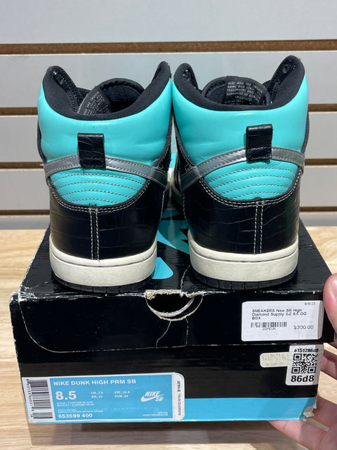 Nike SB Dunk High Diamond Supply Co. Sz 8.5M