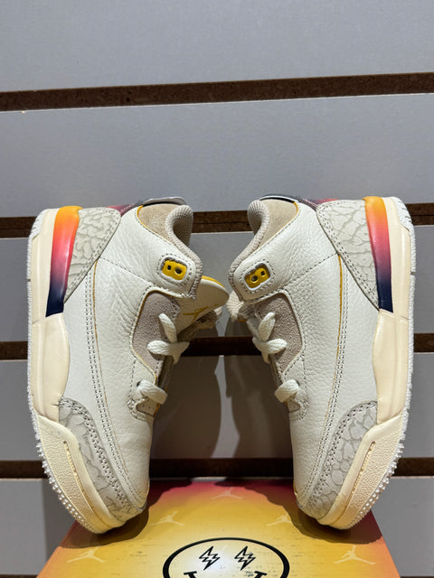 Jordan 3 Retro SP J Balvin Medellín Sunset (TD) Sz 8C