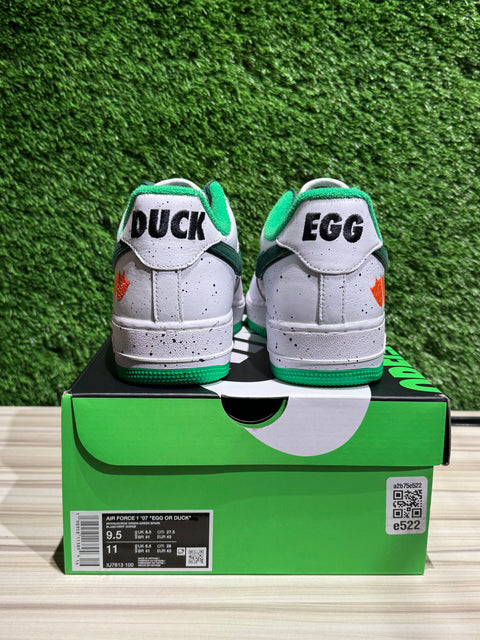 Nike Air Force 1 Low Ducks of a Feather University of Oregon Egg or Duck Sz 9.5