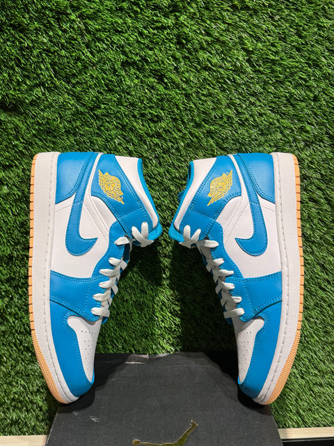 Jordan 1 Mid Aquatone Sz 10