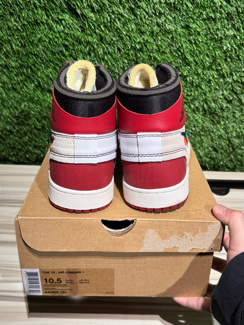 Jordan 1 Retro High Off-White Chicago Sz 10.5M