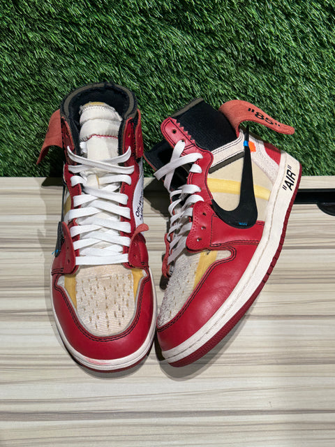 Jordan 1 Retro High Off-White Chicago Sz 9M