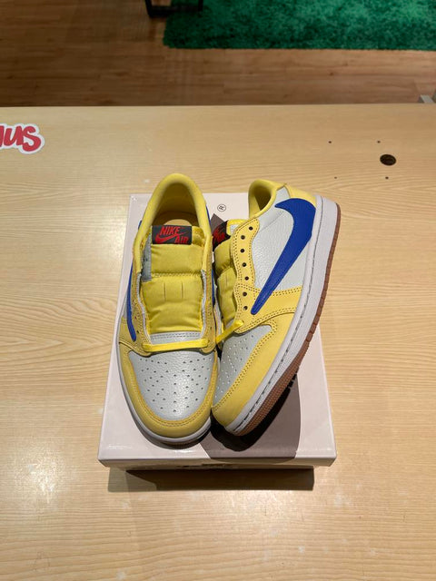 Jordan 1 Retro Low OG SP Travis Scott Canary (Women's) Sz 5.5Y/7W