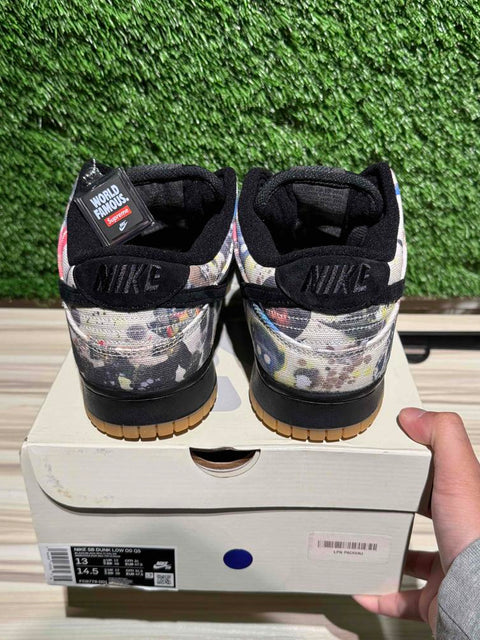 Nike SB Dunk Low Supreme Rammellzee Sz 13M