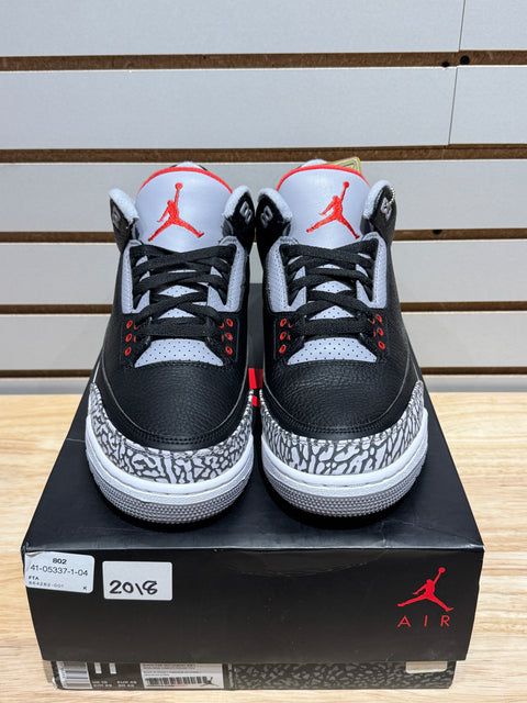 Jordan 3 Retro Black Cement (2018) Sz 11