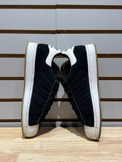Adidas Super Star Adidas Classic Black And White Shell Toe Sz 9