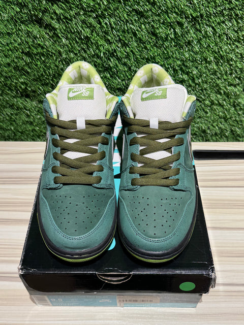 Nike SB Dunk Low Concepts Green Lobster Sz 9.5M.