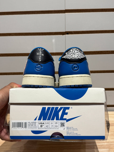 Jordan 1 Retro Low OG SP Fragment x Travis Scott Sz 8.5M