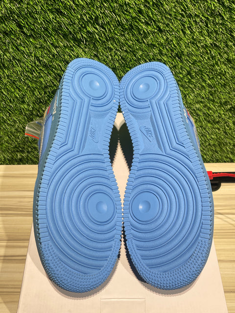 Nike Air Force 1 Low Off-White MCA University Blue Sz 9