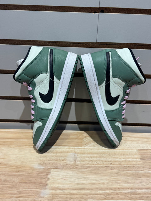 Jordan 1 Mid Dutch Green (Women's) Sz 5M/6.5W