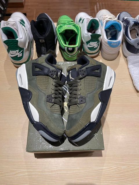 Jordan 4 Retro SE Craft Medium Olive (GS) Sz 6Y