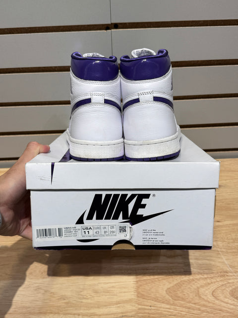 Jordan 1 Retro High Court Purple (Women's) Sz 9.5M / 11W