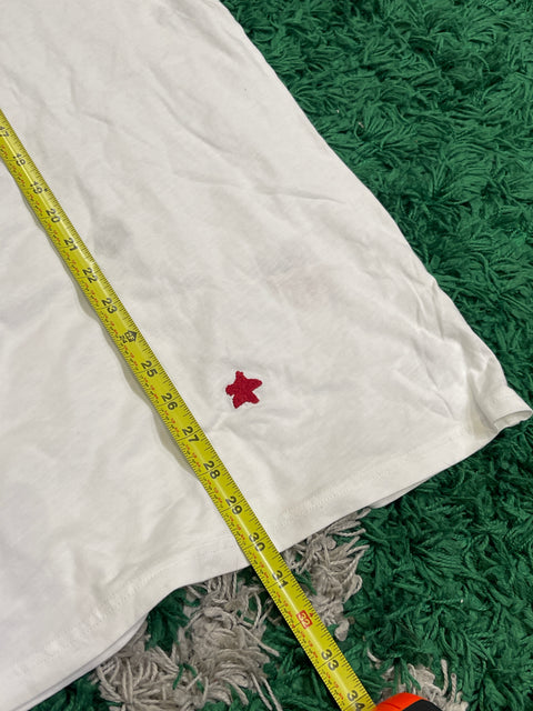Polo Ralph Lauren White Classic Fit Graphic USA Embroidery T-Shirt