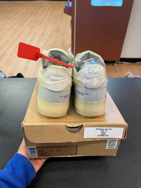 Nike Air Force 1 Low Off-White White Sz 10