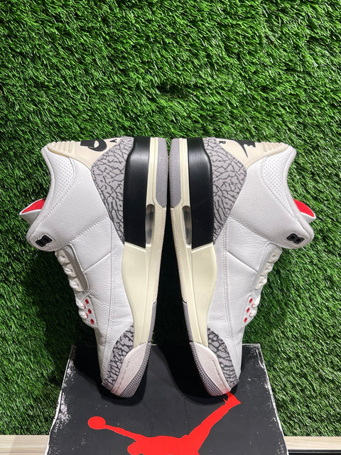 Jordan 3 Retro White Cement Reimagined Sz 10M