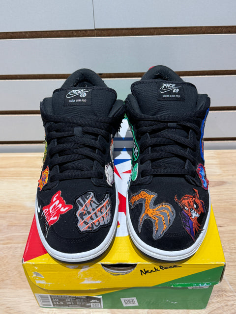 Nike SB Dunk Low Pro QS Neckface Sz 10