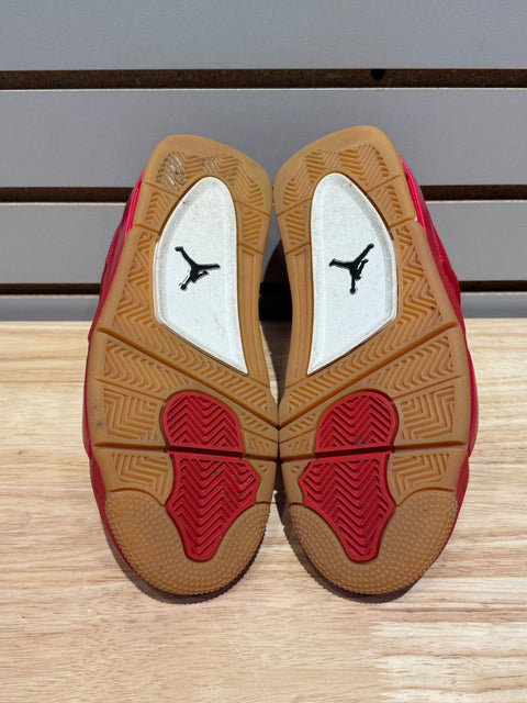 Jordan 4 Retro Fire Red Singles Day (2018) (Women's) Sz 5M/6.5W