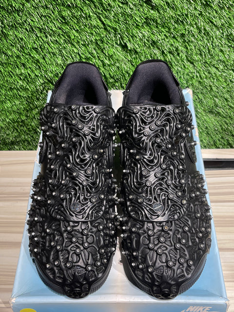 Nike Air Force 1 Low Swarovski Retroreflective Crystals Black (Women's) Sz 9M