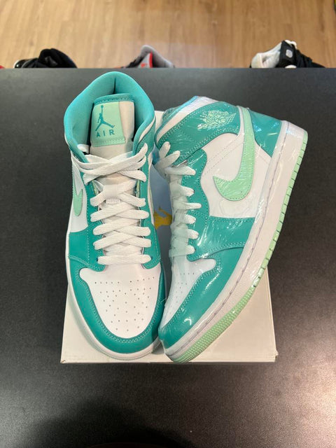 Jordan 1 Mid Washed Teal (Women's) Sz 8W