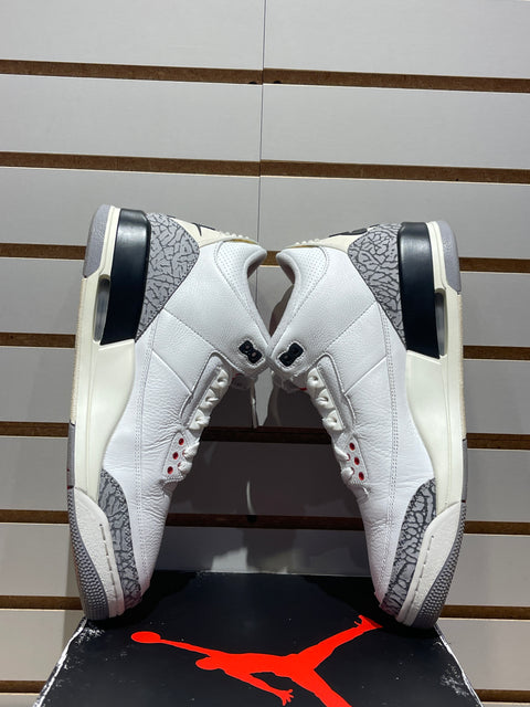 Jordan 3 Retro White Cement Reimagined Sz 12