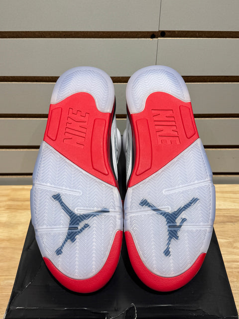 Jordan 5 Retro Fire Red Black Tongue (2025) Sz 10.5