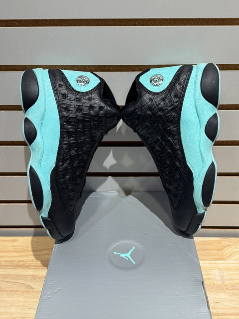 Jordan 13 Retro Black Island Green Sz 10.5