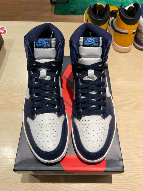 Jordan 1 Retro High Obsidian Sz 12