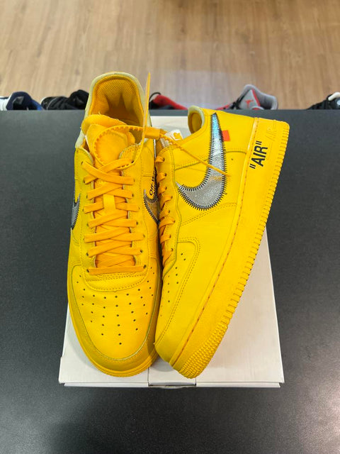 Nike Air Force 1 Low Off-White ICA University Gold Sz 12